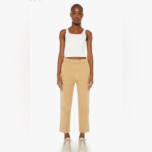 Mother Denim: curds and whey, The Punk 76 ankle pants.